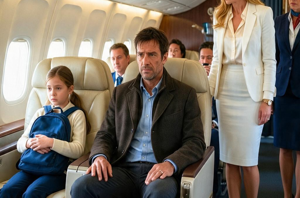 A Wealthy Passenger Took the Single Father’s First-Class Seat—Five Minutes Later, the Airline Chairman Ordered Everyone Off the Plane