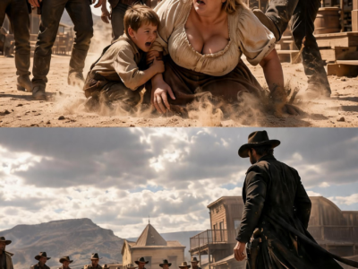 They Kicked a Widow Into the Dust in Front of Her Son… But the Outlaw Who Drew His Gun Was Chasing the Same Dark Secret That Had Taken Her Husband’s Life