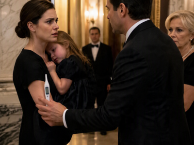 My Husband Blocked the Door While Our Daughter Burned With Fever—Then His Mother Learned Whose Name Was Really on Their Mansion