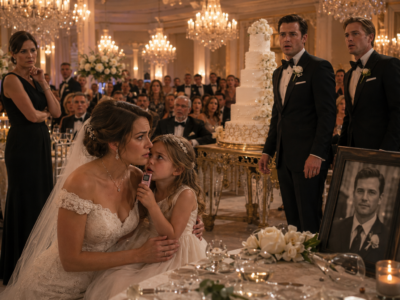 My Five-Year-Old Daughter Stopped My Wedding With One Whisper—Then Her Secret Recording Exposed My Fiancé and Brother’s Plot to Poison My Mother and Steal Our Family Trust