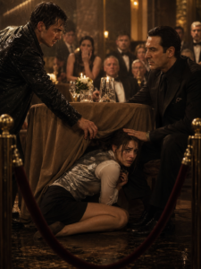 She Hid Beneath the Mafia King’s Table to Escape Her Ex — But His Silent Protection Became the Love That Set Her Free