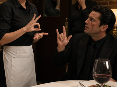 Her Coworkers Sent the Poorest Waitress to Humiliate Herself Before Chicago’s Deaf Mafia Boss—Then Her Sign Language Exposed Why He Had Chosen Her