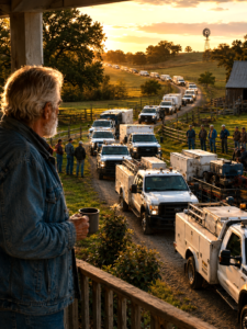 I Sold My Best Bull to Send a Hungry Boy to Trade School—31 Years Later, He Returned With 40 Trucks and the Bank Papers That Saved My Farm