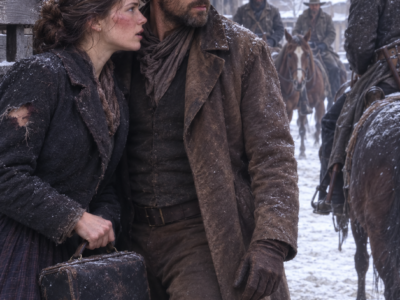 A Frightened Woman Begged a Solitary Montana Rancher to Pretend He Knew Her—But When Armed Men Followed Her Through the Winter Snow, Elias Mercer Found His Lost Sister’s Name Among the Papers Lena Had Risked Everything to Carry