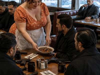 The Widow Fed Eighteen Armed Men During a Storm—Then the Mafia King at Her Table Claimed Her Before His Enemies Could