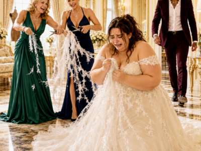 They Cut the Bride’s Antique Veil to HumiIiate Her — Then the Mafia Boss Recognized the Stitching