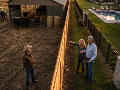 the hoa stole ten feet of my texas ranch—so i built one barn that cost them far more than the land they took
