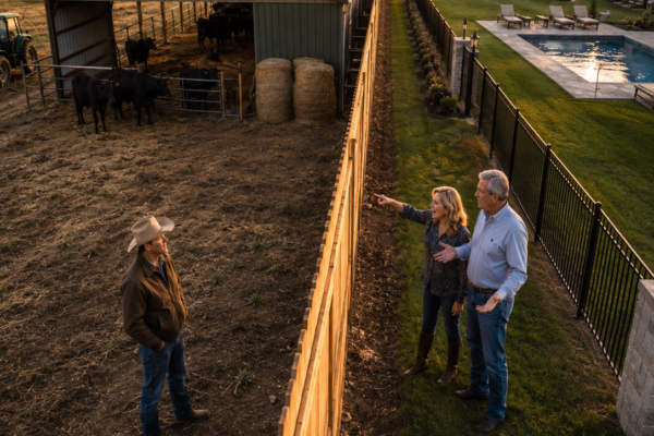 the hoa stole ten feet of my texas ranch—so i built one barn that cost them far more than the land they took