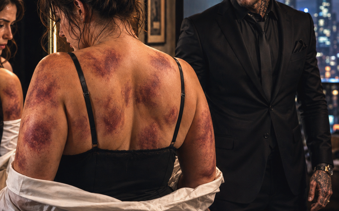 The Mafia Boss Opened the Wrong Door While His Secretary Changed—Then He Saw the Bruises She Was Hiding