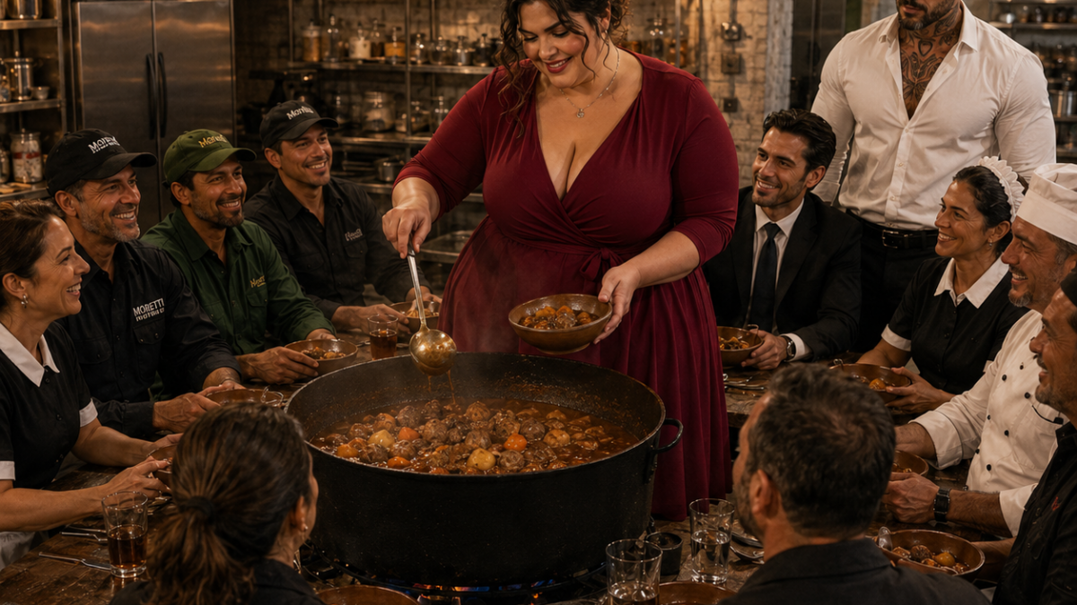 On Their Wedding Night, the Mafia Boss Banished His Plus Size Bride to an Abandoned Kitchen, But When Her Rusted Key Fit a Door He’d Never Seen, He Stopped Her…