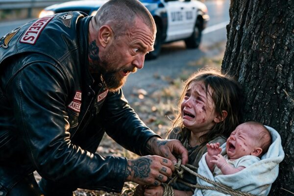 My Stepfather Left Me on the Highway With My Baby Brother—Then a Feared Biker Saw Us Move
