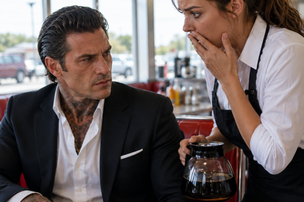 Waitress Said, “Sir, My Mother Has a Ring Like Yours” — The Mafia Boss Froze When He Heard It