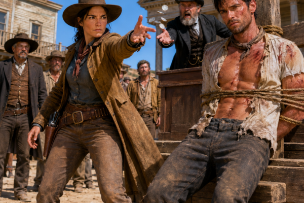 The Cowgirl Paid $12 for a Broken Cowboy at the Labor Auction — He Hid a Fortune and His True Name