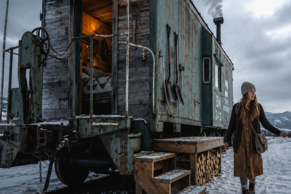 They Laughed When the Widow Chose a Rusted Freight Car—Then the Deadly Blizzard Buried the Mountain and Revealed Her Impossible Shelter