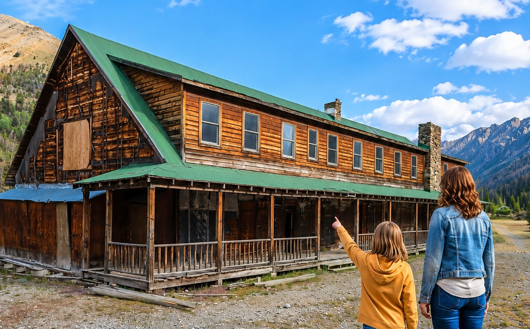 the widow inherited a dying mountain inn to save her home — then her daughter found the hidden room where her husband’s childhood had been buried
