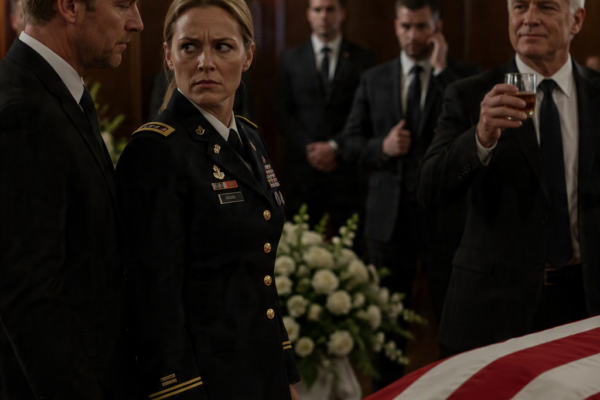 My Brother Called Me a “Useless Soldier” at Grandpa’s Funeral—Then I Saw Three Armed Strangers Watching Him, and Suddenly Remembered the Code Grandpa Whispered Before He Died…