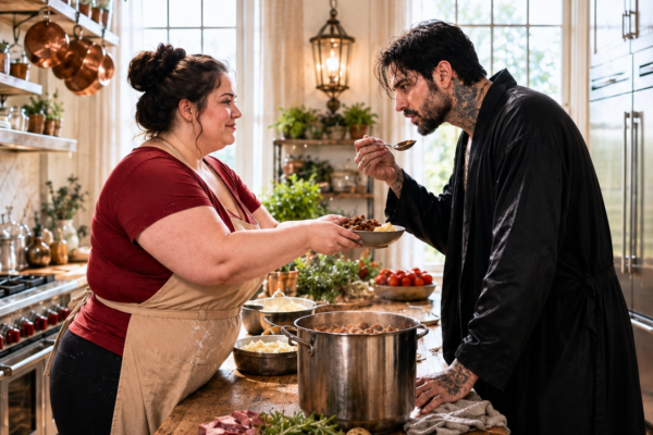 The Mafia Boss Couldn’t Eat Properly—Until a Plus-Size Maid’s Cooking Changed Everything