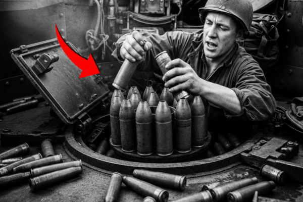 the loader they called stupid rearranged a few shells before battle—and his “grocery store trick” may have saved every man in the tank