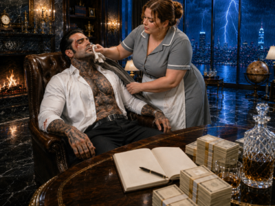 The Mafia Boss Faked Unconsciousness to Expose a Traitor—But When His Mocked Housekeeper Found the Tainted Drink, She Leaned Close and Whispered Something No One in His Empire Had Ever Dared Say…