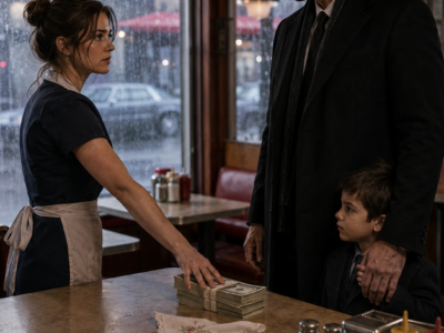She Fed a Hungry Old Woman Free Soup in a Rain-Soaked Diner—Then the Woman’s Son, Italy’s Most Feared Mafia Boss, Returned With Cash She Refused, a Silent Little Boy, and a Warning That Her Kindness Had Just Put Her Directly in His Dangerous World