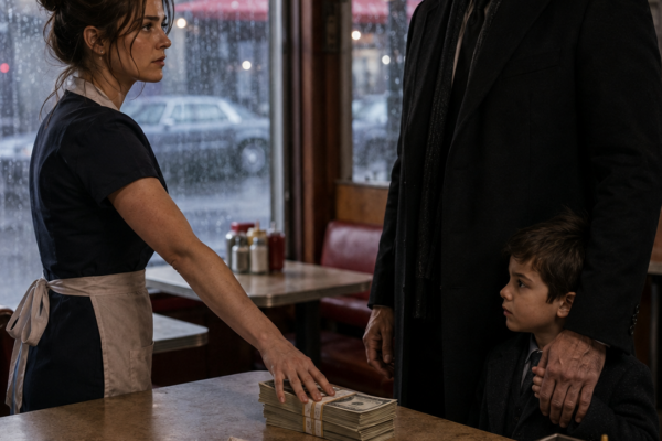 She Fed a Hungry Old Woman Free Soup in a Rain-Soaked Diner—Then the Woman’s Son, Italy’s Most Feared Mafia Boss, Returned With Cash She Refused, a Silent Little Boy, and a Warning That Her Kindness Had Just Put Her Directly in His Dangerous World
