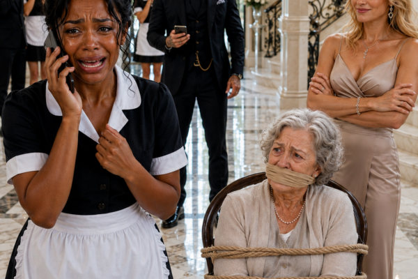 The Maid Called the Mafia Boss and Whispered, “Come Home—Your Mother Is Being Hurt”… Then He Claimed Her Before the Entire City