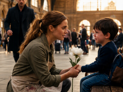 I HELD A SILENT BOY’S HAND IN UNION STATION—THREE DAYS LATER, HIS MAFIA UNCLE FOUND ME, THEN THE CHILD WHISPERED ONE NAME IN HIS SLEEP…