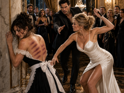 His fiancée whipped the new maid for grabbing a wineglass from her hand, but the Chicago mafia boss noticed one tiny thing inside the shattered crystal that made him ask who the drink was really meant for…
