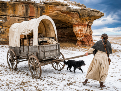 widowed and robbed of her home, she dragged a wrecked wagon into a wyoming rock shelter—by morning 19 travelers were dead, but the secret inside her cave would bring down the man who ruined her