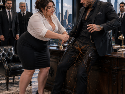 Six assistants had fled Nicholas Caruso in weeks, yet his plus size new secretary ruined his ten thousand dollar suit before lunch, and what he found beneath her badge made him lock the entire building…