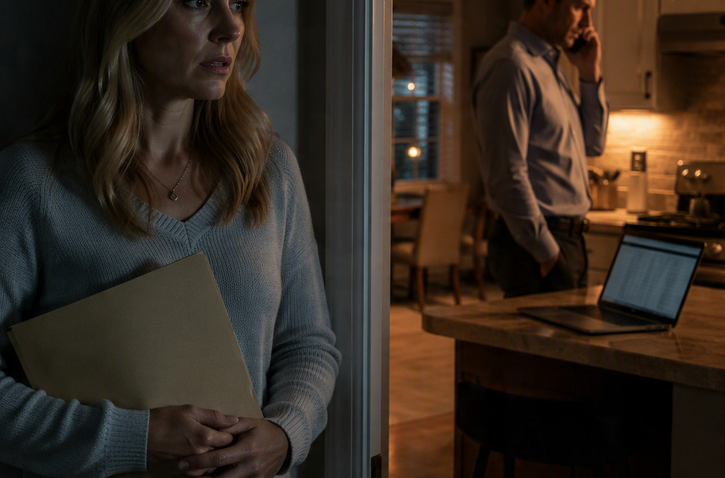 My husband called me a gold digger and demanded 50/50 after seven years at home—so I agreed, but one phone call revealed what my half was really paying for