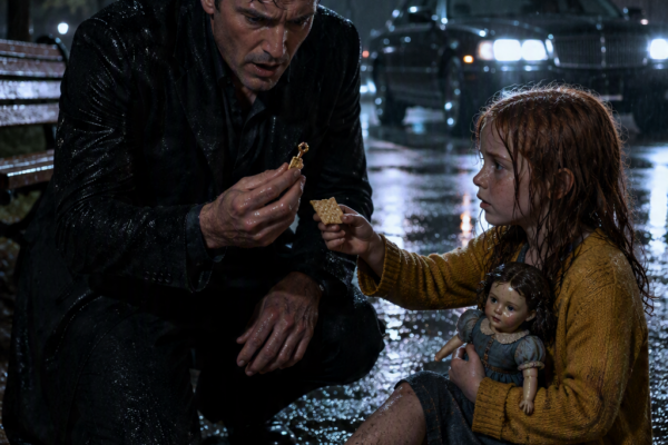 THE HOMELESS GIRL ASKED THE GRIEVING BILLIONAIRE IF HE WAS HUNGRY—THEN HER BROKEN DOLL REVEALED WHY HIS WIFE NEVER MADE IT HOME THAT RAINY NIGHT