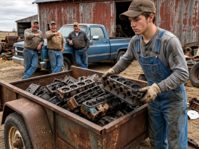 they laughed when a broke farm boy asked for their cracked cylinder heads — nobody understood he was building the one thing that might save their farms
