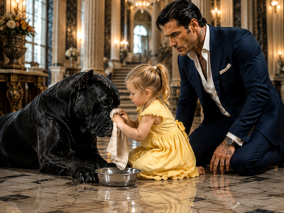 The Maid’s Toddler Washed the Mafia Boss’s Feared Dog—What He Saw Through the Window Changed Him Forever