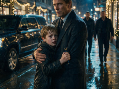 A TERRIFIED ORPHAN BEGGED ME TO PRETEND I WAS HIS FATHER IN THE RAIN—THEN ONE SCAR MADE MY LAWYER GO PALE WITHOUT SAYING A WORD