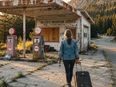 My Husband Took Everything After 33 Years—Then My Father’s Abandoned Gas Station Revealed a Secret the Whole Valley Remembered