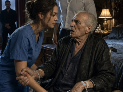 No One in the Moretti Estate Dared Challenge the Silent Mafia Don—Until His Exhausted Palliative Nurse Said One Italian Word, Made Lorenzo Release Her Bruised Wrist, and Forced His Dangerous Son Matteo to See Her as More Than Someone He Could Command