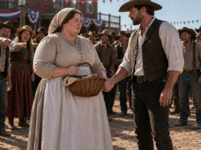 “You’re Too Big for a Rancher’s Wife,” They Laughed—Until He Chose Her Before the Town