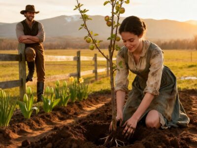 At 19, Abigail Was Forced to Marry the Richest Rancher in Wyoming—Then He Set a Sealed Deed on the Church Table, and the Banker Suddenly Stopped Smiling