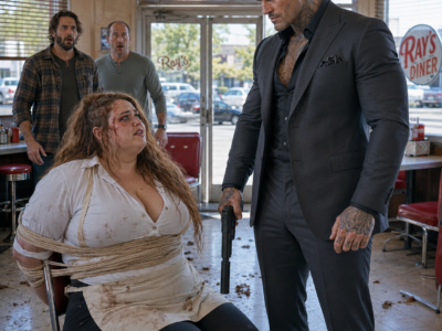They filmed themselves humiliating a plus size waitress, certain her powerful husband would never arrive, until he walked in, ignored the clippers, and stared at one tiny engraving…