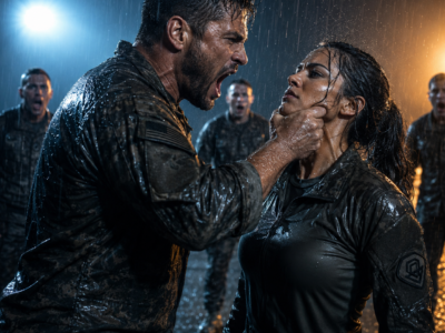 The lieutenant called Claire Donovan a liability and slapped her in front of forty sailors, but seconds later the Master Chief wasn’t staring at him, he was staring at something beneath the mat…