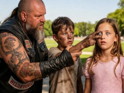 A HOMELESS BOY TOUCHED MY BLIND DAUGHTER’S EYE WHILE I HELD HIS WRIST—THEN SHE SAW MY FACE, AND WHAT HE WHISPERED NEXT MADE ME REMOVE MY VEST