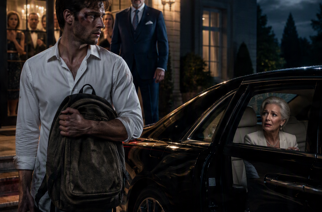 I WALKED OUT AFTER MY ADOPTIVE FATHER SLAPPED ME BEFORE HIS RICH FRIENDS—BUT THE WOMAN WAITING IN THE BLACK CAR KNEW WHY HE NEEDED ME SILENT