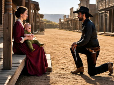 A Penniless Widow Begged the Silent Rancher for One Night’s Shelter—Then He Offered Her a Home, Her Son His Name, and One Terrifying Condition…