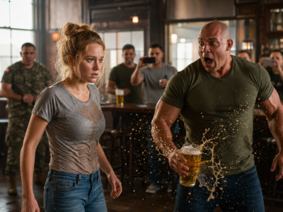 A Navy SEAL Kept Pressing the Quiet Nurse to Prove Who She Was, but the Moment He Asked One Final Question, Someone Across the Bar Went Pale…
