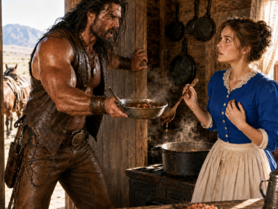 The mountain rancher warned the stranger not to touch his family’s old papers, but after his starving uncle finished her stew, she slid one document across the table and whispered, “Look at the date…”