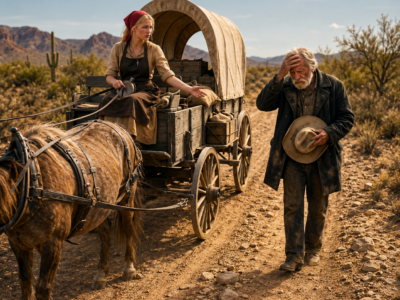 The cattle baron gave her forty eight hours to surrender the ranch her father died protecting, then a penniless old cowboy asked one question he should never have known to ask…