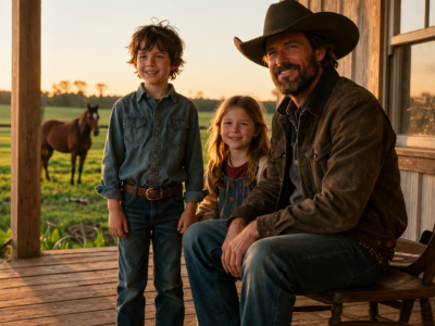 “Daddy, Can We Take Him Home?” — The Cowboy Couldn’t Believe What He Heard