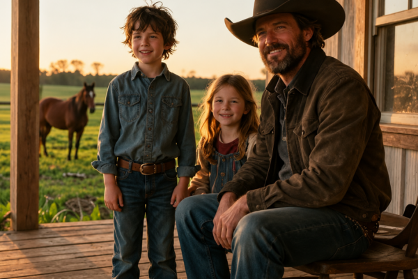 “Daddy, Can We Take Him Home?” — The Cowboy Couldn’t Believe What He Heard