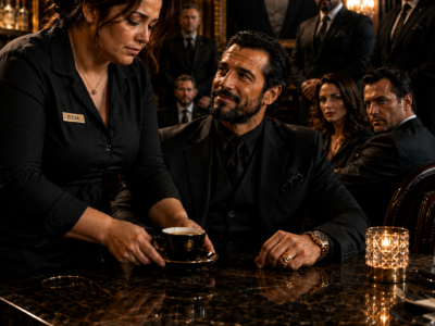 The Plus-Size Waitress Apologized to the Mafia Boss Everyone Feared—Then He Smiled, Claimed Her in Public, and Uncovered the Secret That Destroyed Both Their Families